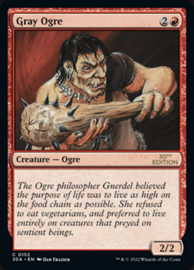 Gray Ogre [30th Anniversary Edition] | Yard's Games Ltd