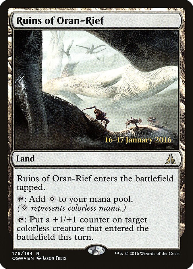 Ruins of Oran-Rief [Oath of the Gatewatch Prerelease Promos] | Yard's Games Ltd