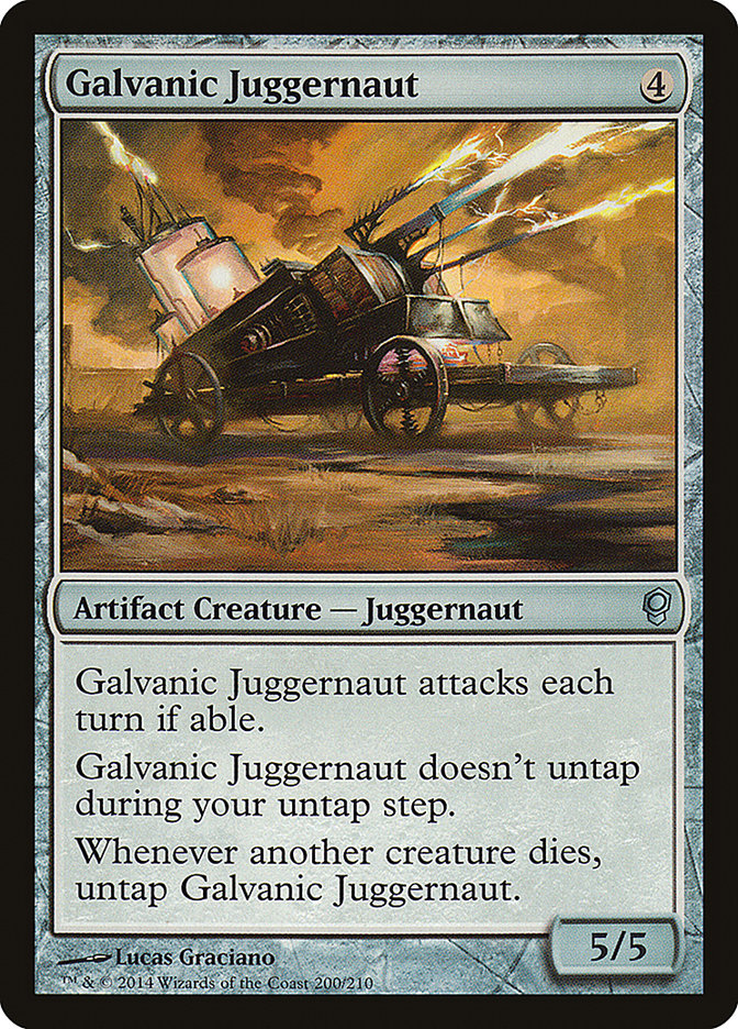 Galvanic Juggernaut [Conspiracy] | Yard's Games Ltd