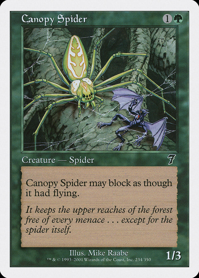 Canopy Spider [Seventh Edition] | Yard's Games Ltd