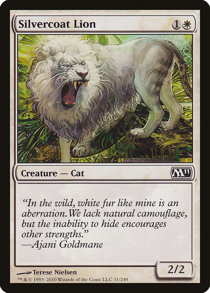 Silvercoat Lion [Magic 2011] | Yard's Games Ltd