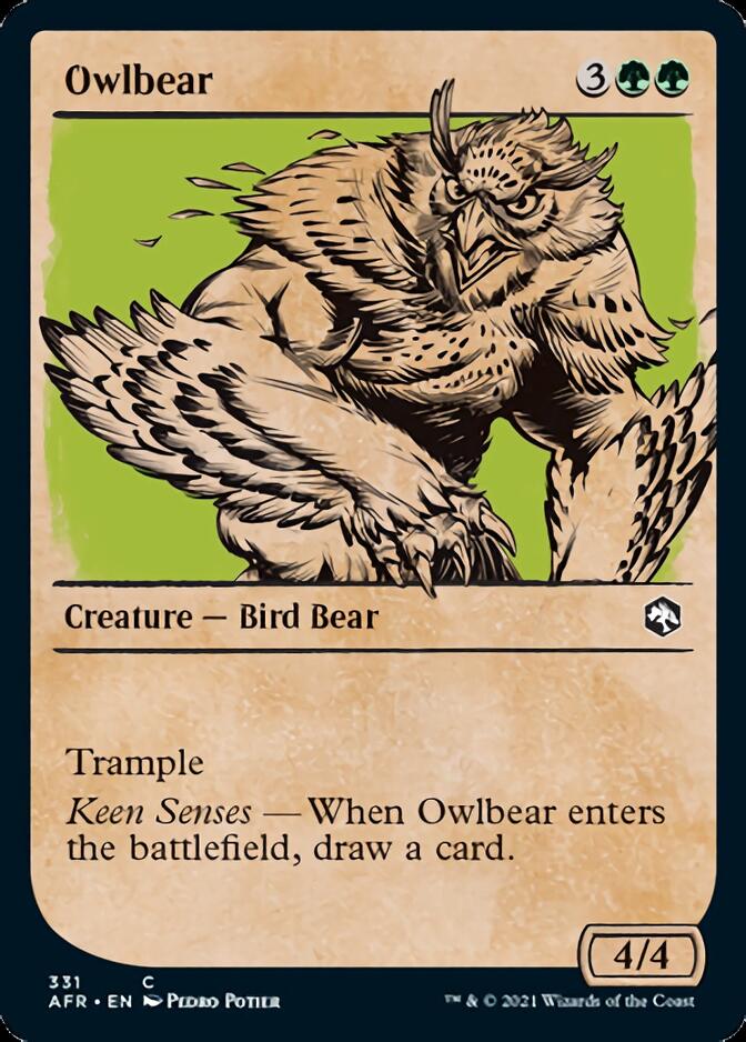 Owlbear (Showcase) [Dungeons & Dragons: Adventures in the Forgotten Realms] | Yard's Games Ltd