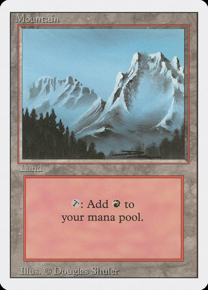 Mountain (Snow Top / Highest Point on Right) [Revised Edition] | Yard's Games Ltd