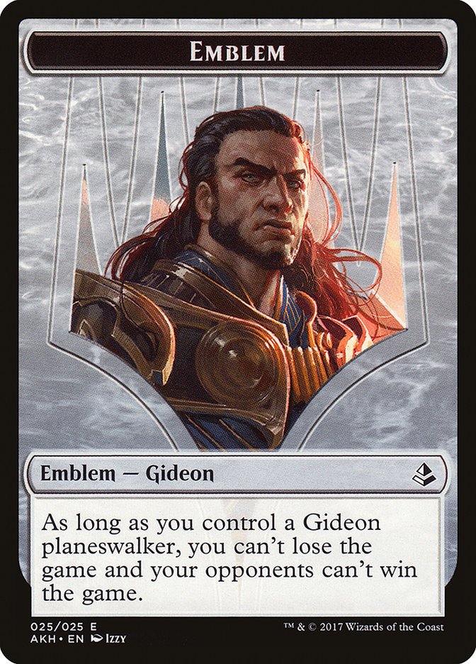 Gideon of the Trials Emblem [Amonkhet Tokens] | Yard's Games Ltd
