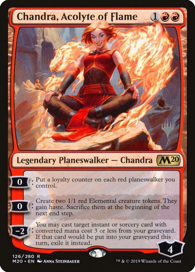 Chandra, Acolyte of Flame (Promo Pack) [Core Set 2020 Promos] | Yard's Games Ltd