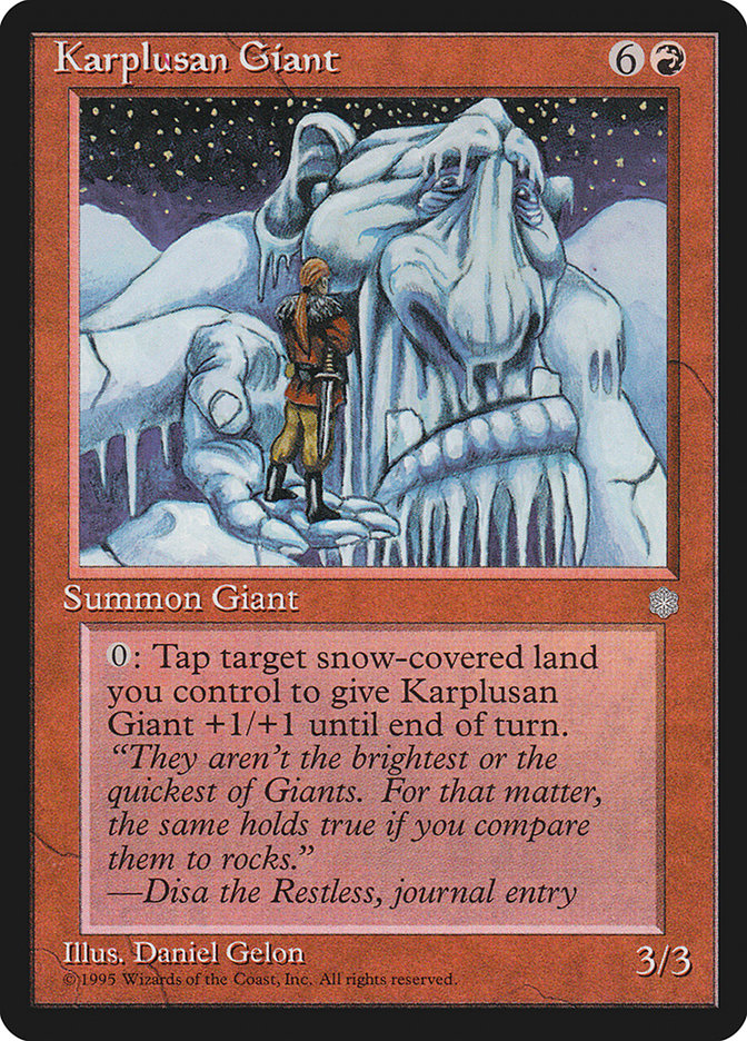 Karplusan Giant [Ice Age] | Yard's Games Ltd