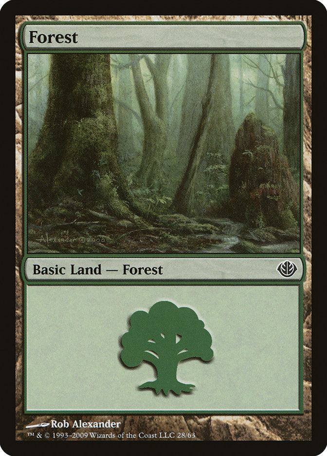 Forest (28) [Duel Decks: Garruk vs. Liliana] | Yard's Games Ltd