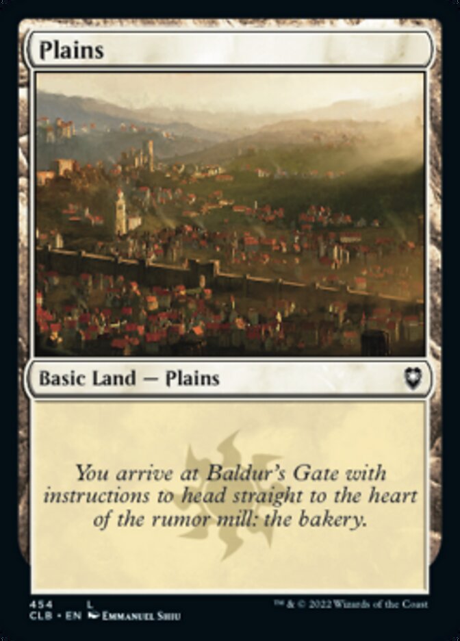 Plains (454) [Commander Legends: Battle for Baldur's Gate] | Yard's Games Ltd