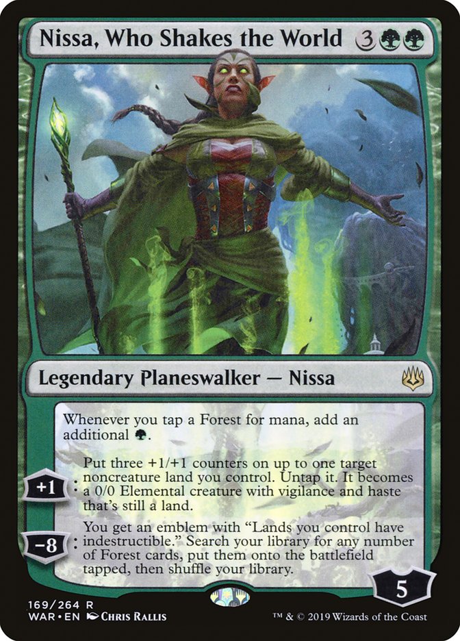 Nissa, Who Shakes the World [War of the Spark] | Yard's Games Ltd
