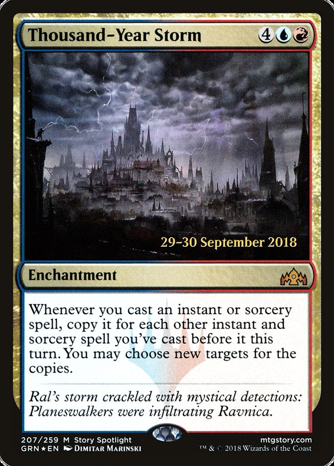 Thousand-Year Storm [Guilds of Ravnica Prerelease Promos] | Yard's Games Ltd