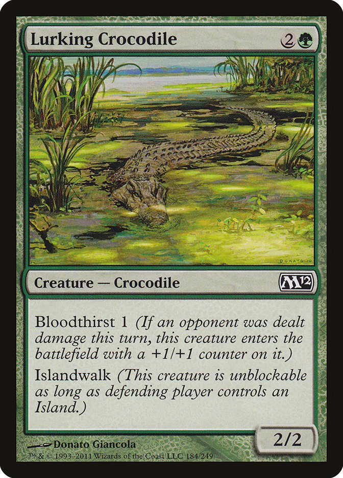 Lurking Crocodile [Magic 2012] | Yard's Games Ltd