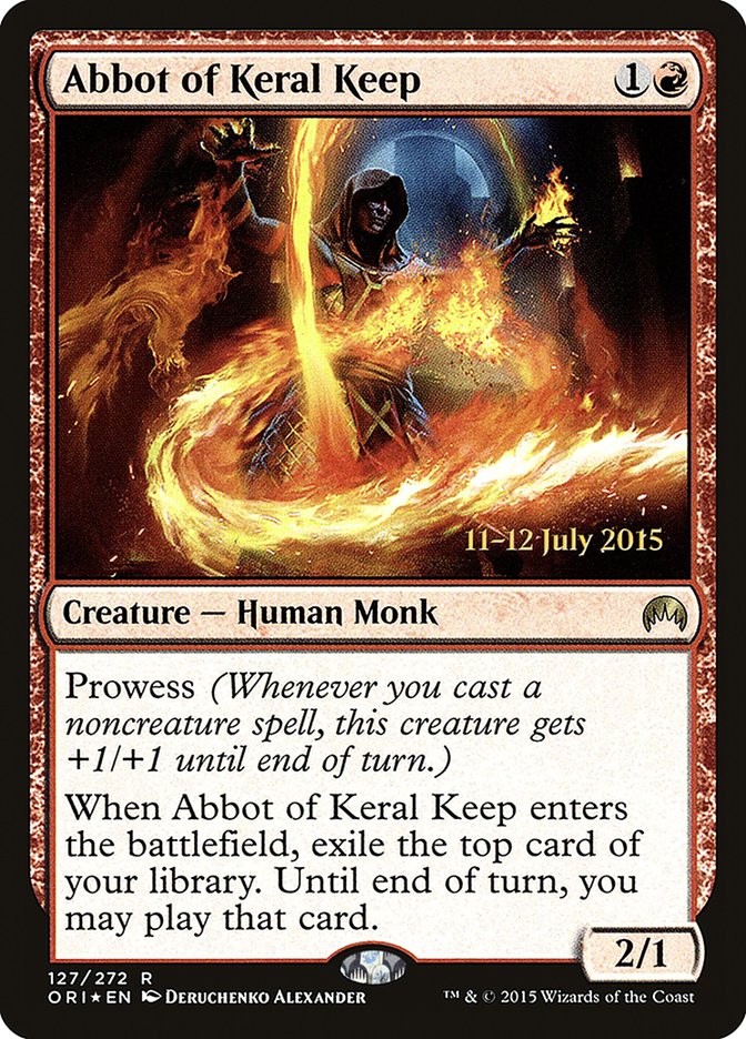 Abbot of Keral Keep [Magic Origins Prerelease Promos] | Yard's Games Ltd