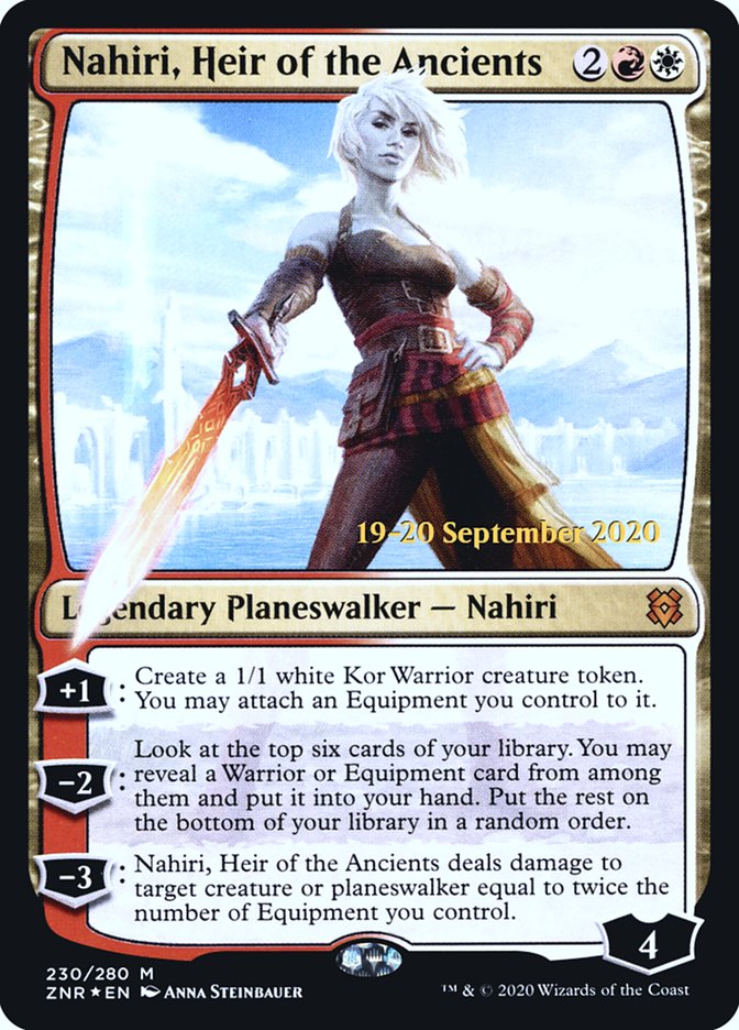 Nahiri, Heir of the Ancients [Zendikar Rising Prerelease Promos] | Yard's Games Ltd