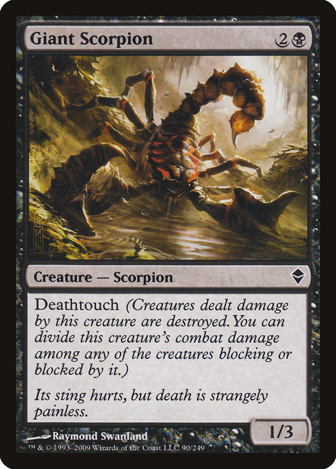 Giant Scorpion [Zendikar] | Yard's Games Ltd