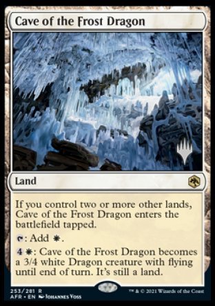 Cave of the Frost Dragon (Promo Pack) [Dungeons & Dragons: Adventures in the Forgotten Realms Promos] | Yard's Games Ltd