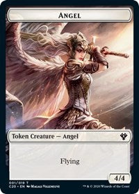 Angel // Elemental (010) Double-Sided Token [Commander 2020 Tokens] | Yard's Games Ltd