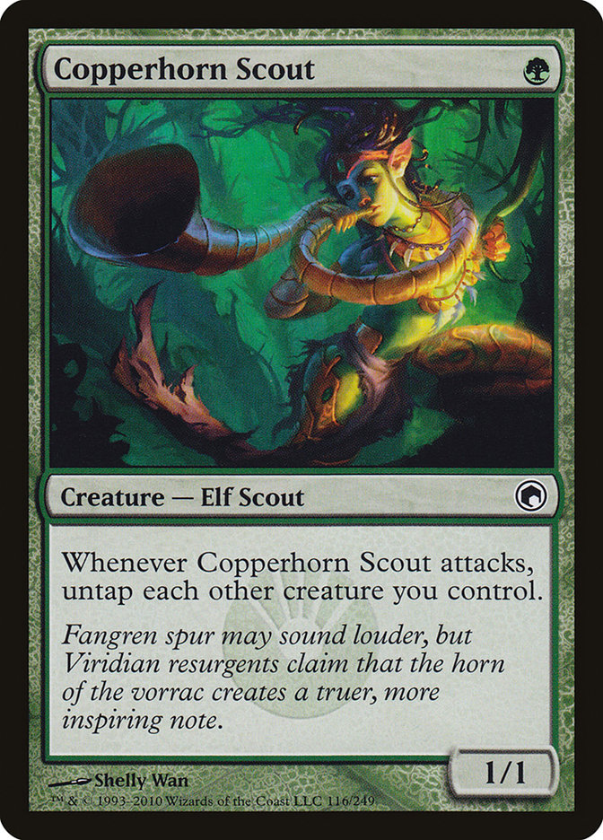 Copperhorn Scout [Scars of Mirrodin] | Yard's Games Ltd