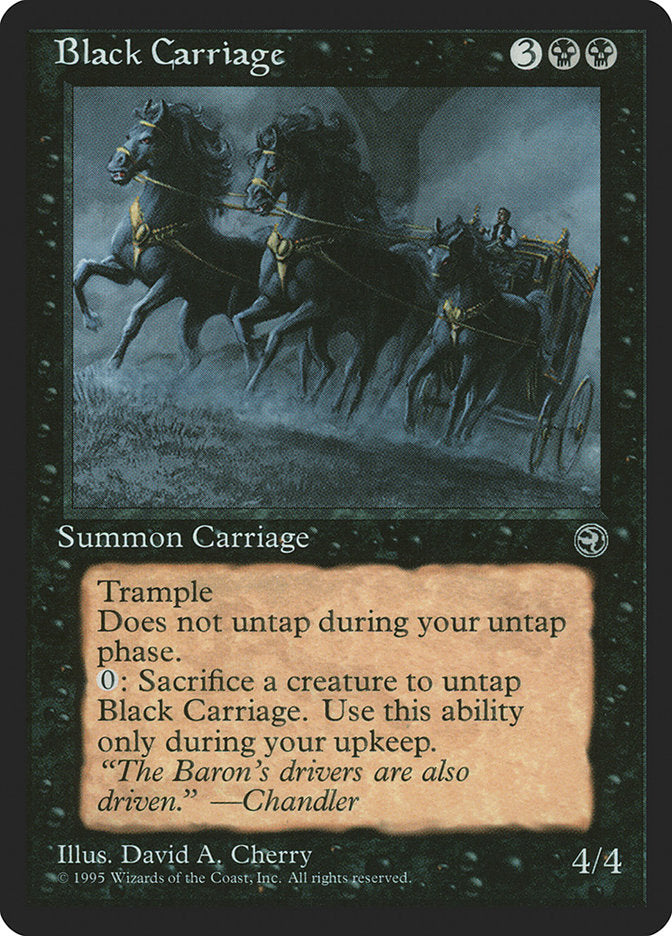 Black Carriage [Homelands] | Yard's Games Ltd