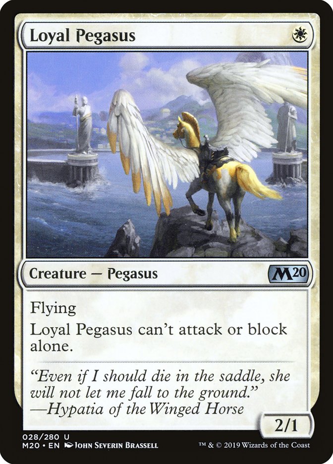 Loyal Pegasus [Core Set 2020] | Yard's Games Ltd