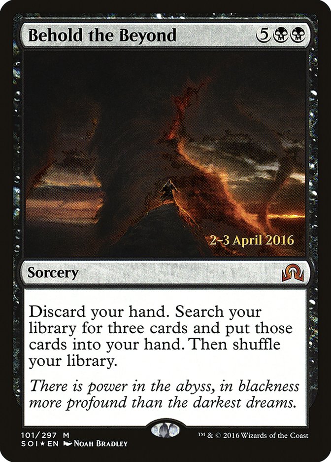 Behold the Beyond [Shadows over Innistrad Prerelease Promos] | Yard's Games Ltd
