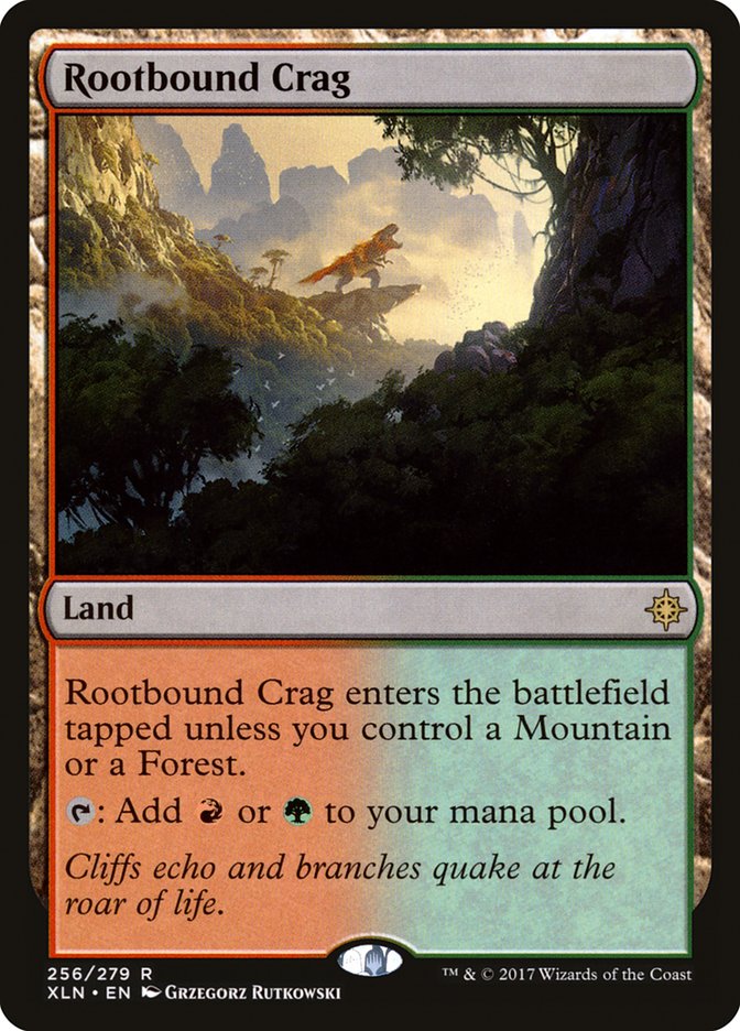 Rootbound Crag [Ixalan] | Yard's Games Ltd