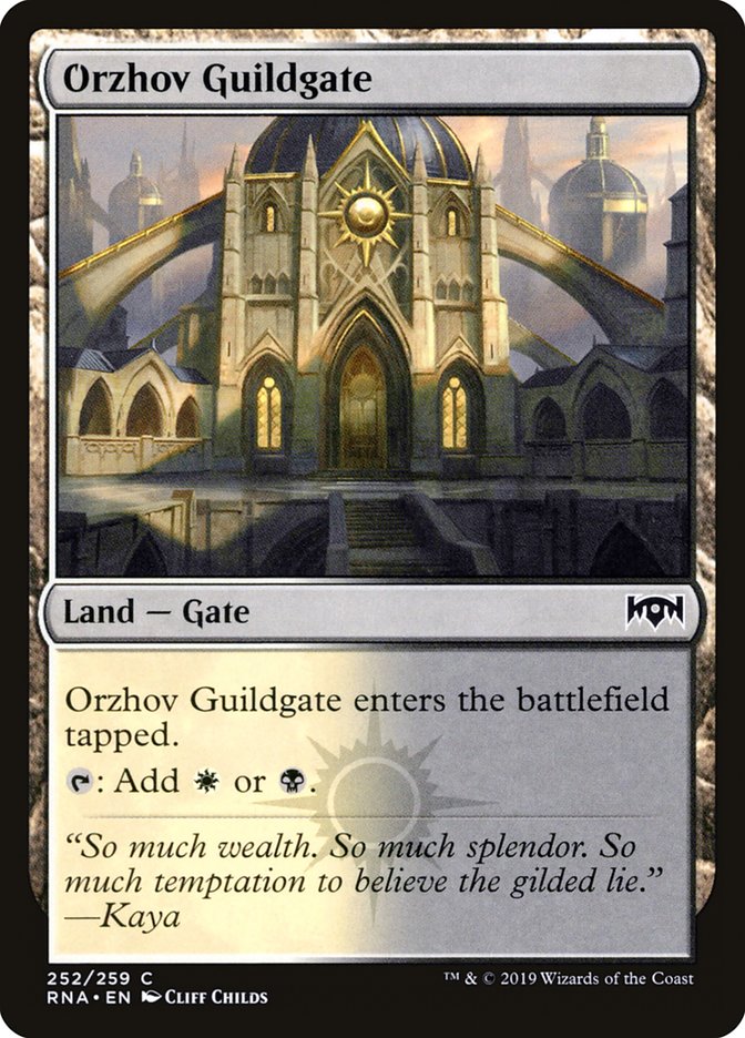 Orzhov Guildgate (252/259) [Ravnica Allegiance] | Yard's Games Ltd