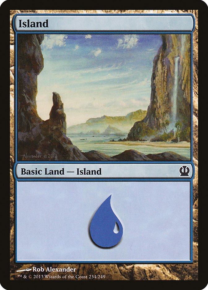 Island (234) [Theros] | Yard's Games Ltd