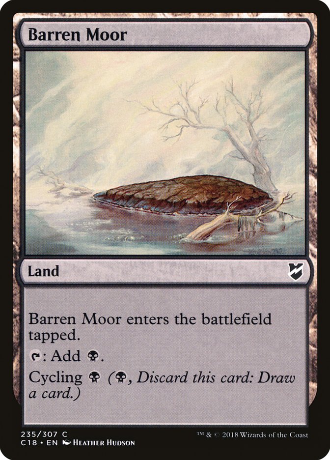 Barren Moor [Commander 2018] | Yard's Games Ltd