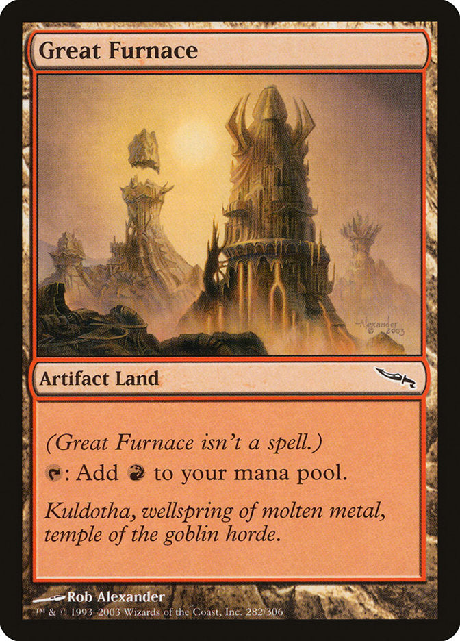 Great Furnace [Mirrodin] | Yard's Games Ltd