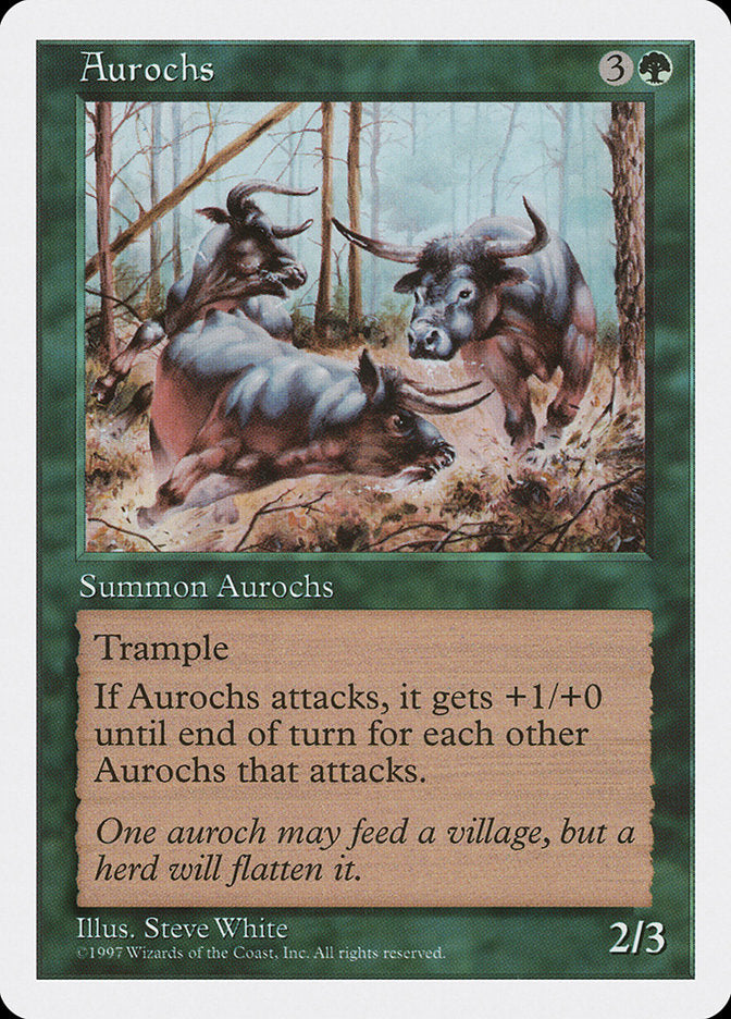 Aurochs [Fifth Edition] | Yard's Games Ltd