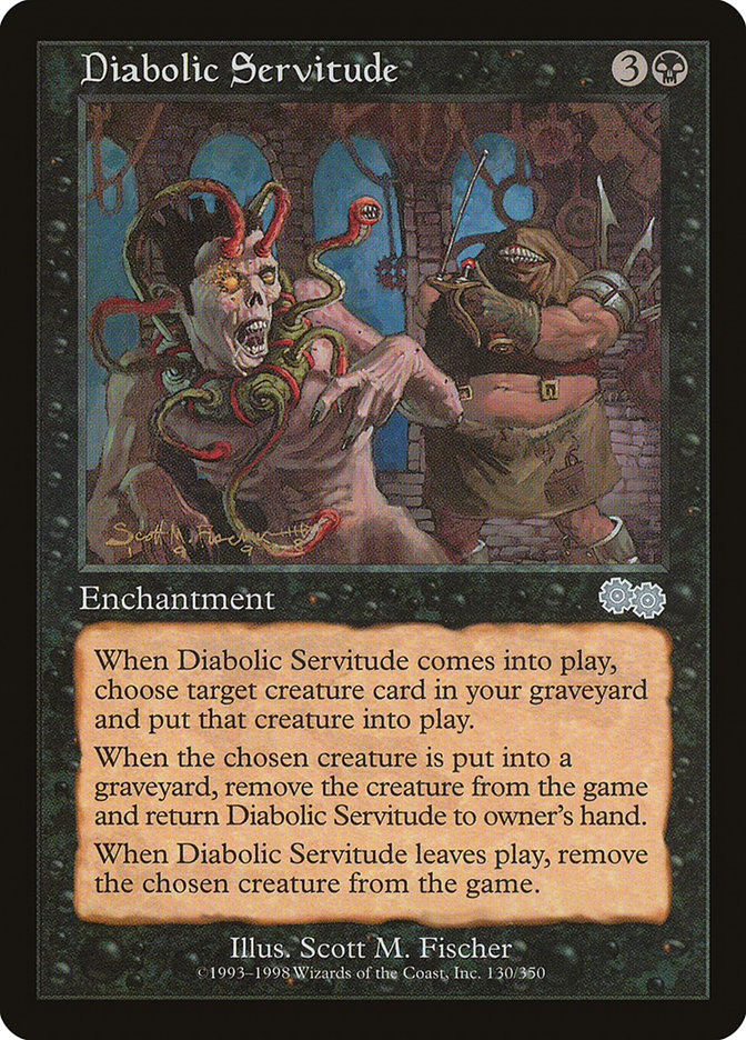 Diabolic Servitude [Urza's Saga] | Yard's Games Ltd