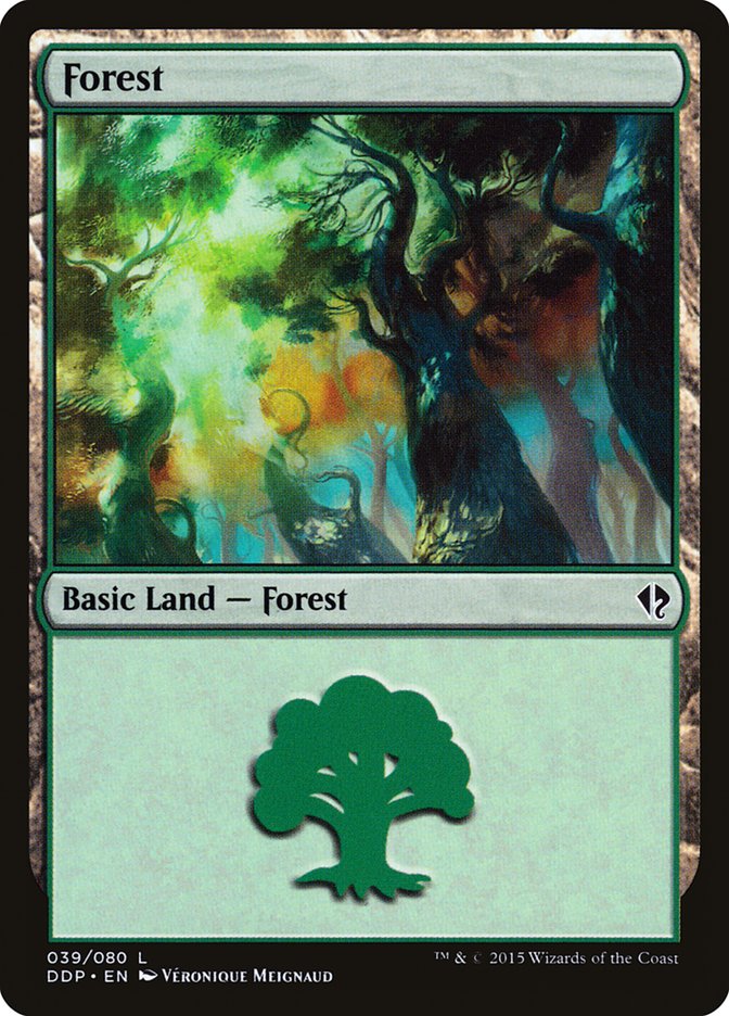 Forest (39) [Duel Decks: Zendikar vs. Eldrazi] | Yard's Games Ltd