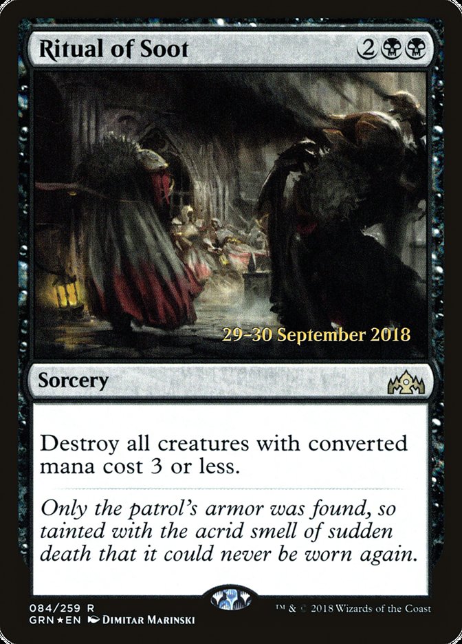 Ritual of Soot [Guilds of Ravnica Prerelease Promos] | Yard's Games Ltd
