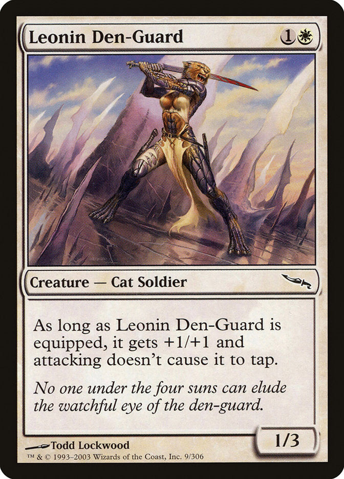 Leonin Den-Guard [Mirrodin] | Yard's Games Ltd