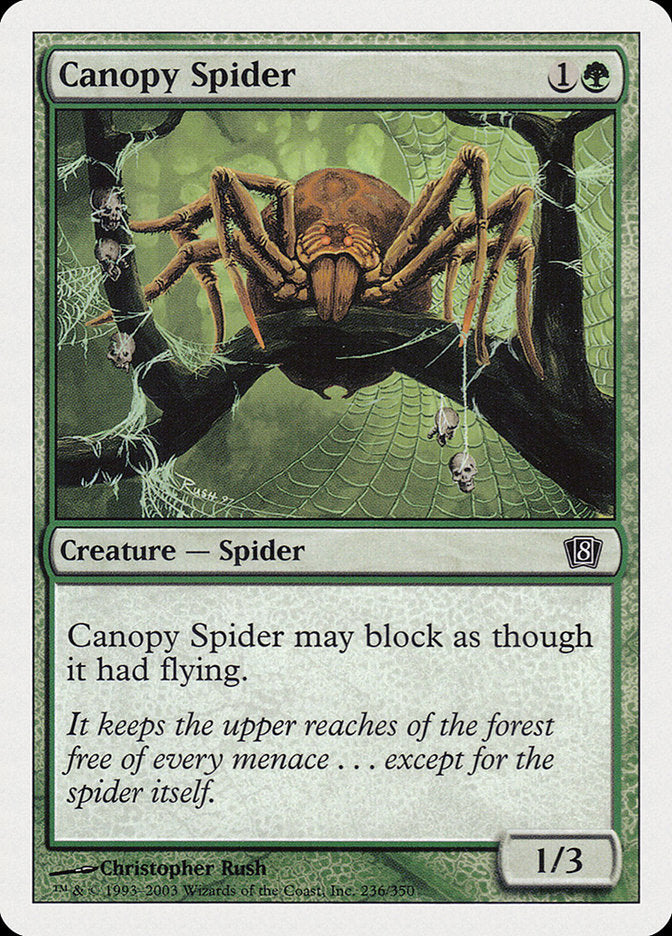 Canopy Spider [Eighth Edition] | Yard's Games Ltd