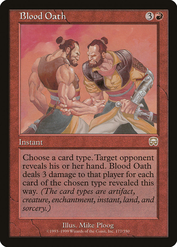 Blood Oath [Mercadian Masques] | Yard's Games Ltd