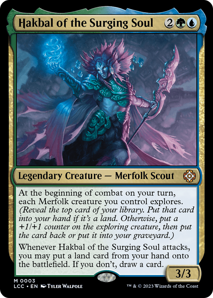 Hakbal of the Surging Soul [The Lost Caverns of Ixalan Commander] | Yard's Games Ltd
