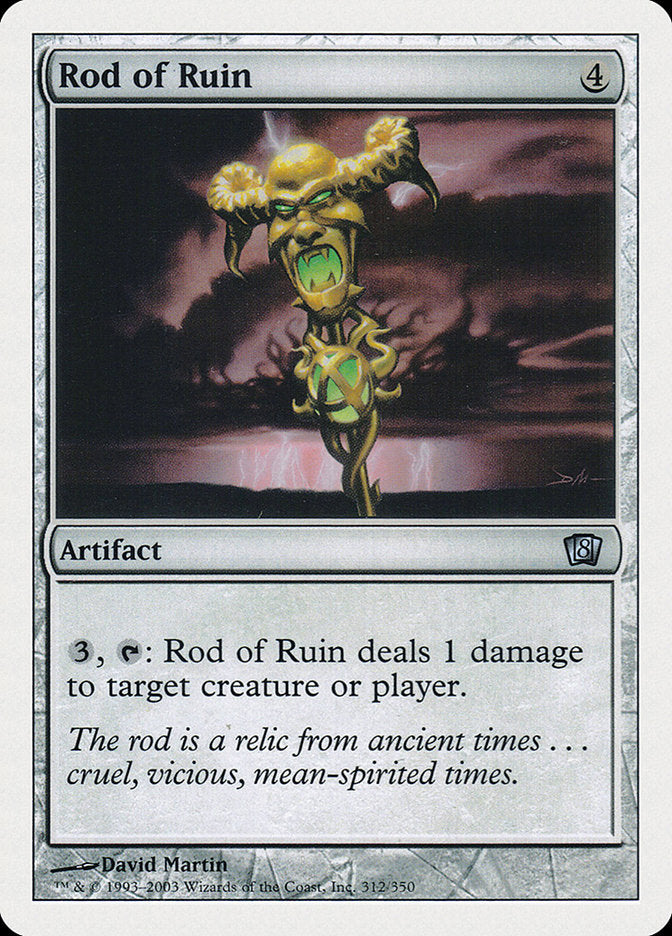 Rod of Ruin [Eighth Edition] | Yard's Games Ltd