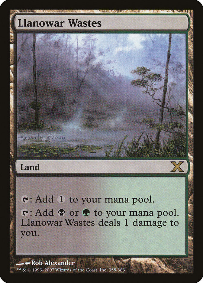 Llanowar Wastes [Tenth Edition] | Yard's Games Ltd