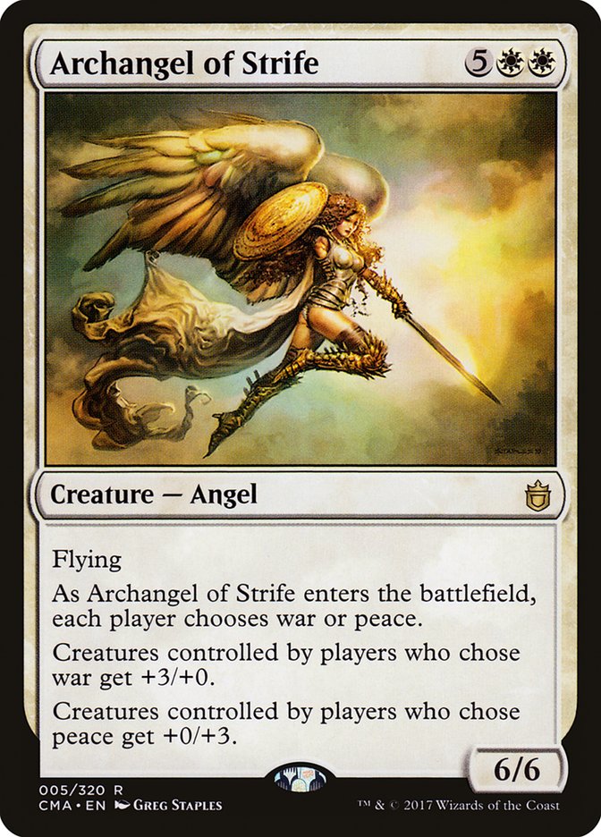 Archangel of Strife [Commander Anthology] | Yard's Games Ltd