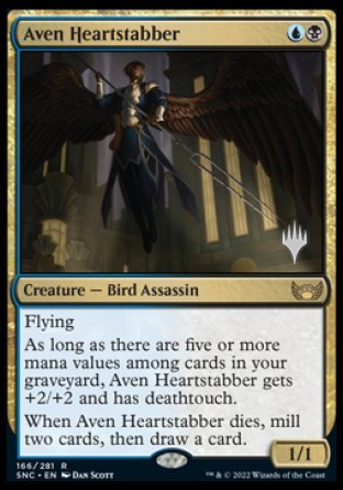 Aven Heartstabber (Promo Pack) [Streets of New Capenna Promos] | Yard's Games Ltd