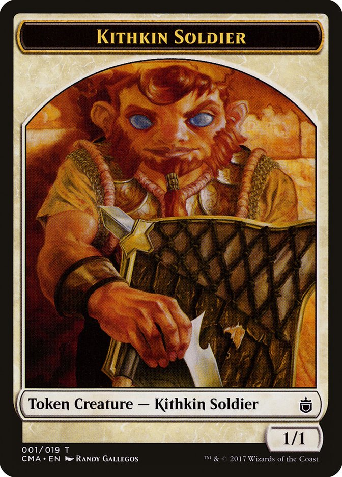 Kithkin Soldier Token [Commander Anthology Tokens] | Yard's Games Ltd