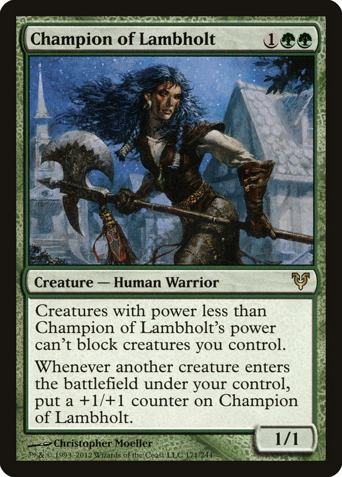 Champion of Lambholt [Avacyn Restored] | Yard's Games Ltd