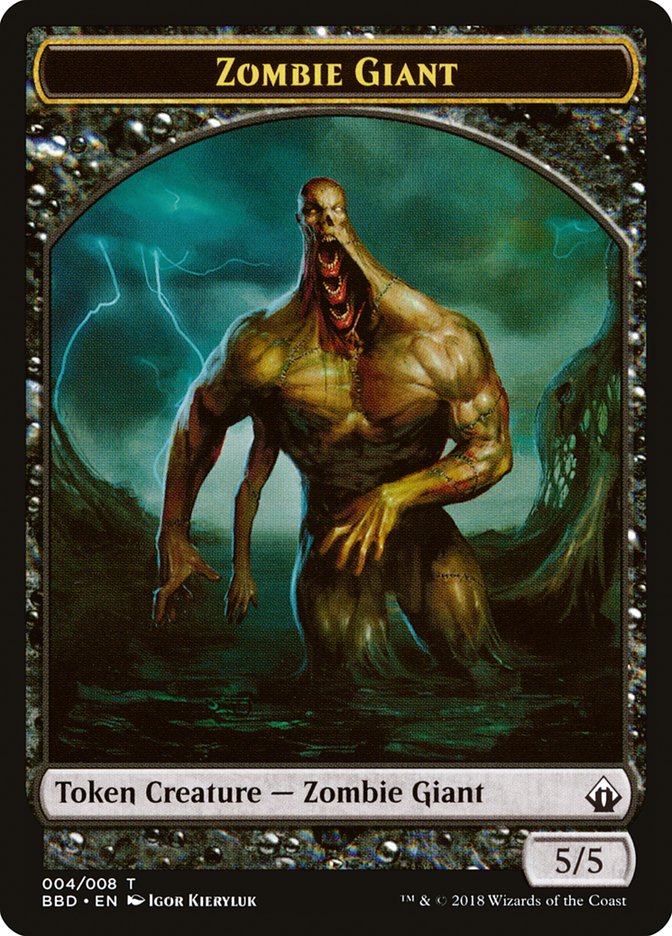 Zombie Giant Token [Battlebond Tokens] | Yard's Games Ltd