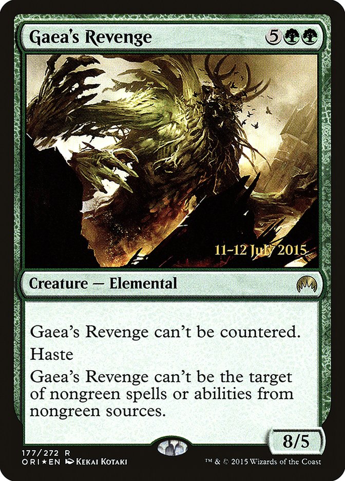 Gaea's Revenge [Magic Origins Prerelease Promos] | Yard's Games Ltd