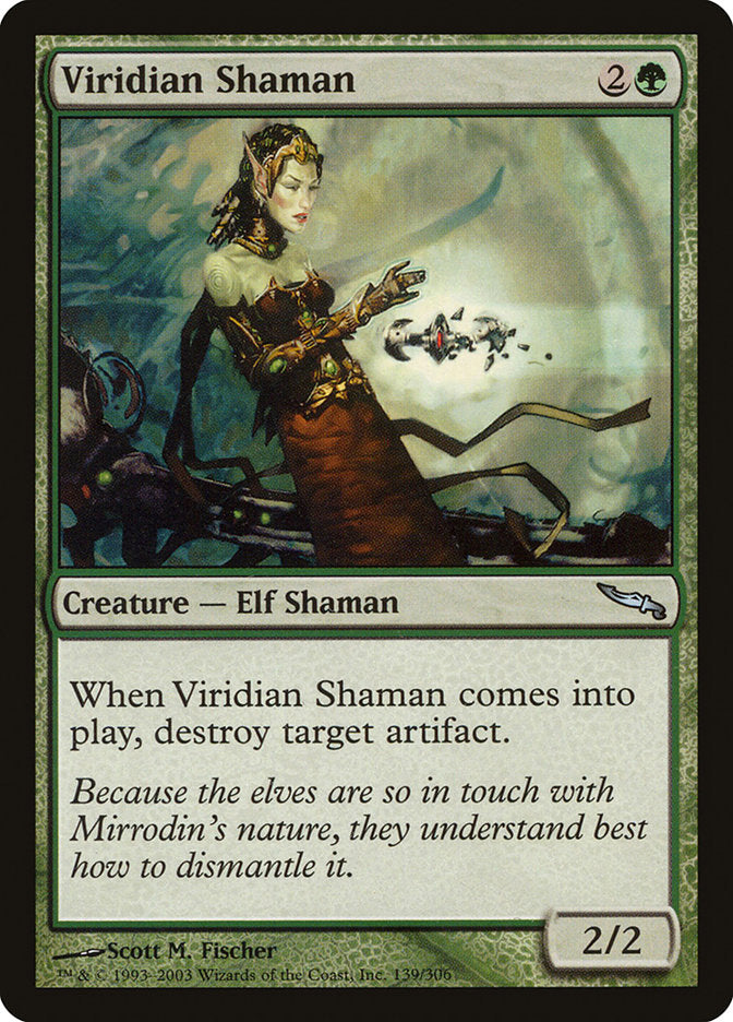 Viridian Shaman [Mirrodin] | Yard's Games Ltd