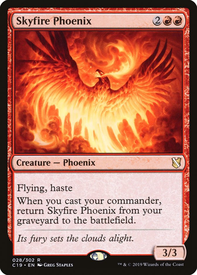 Skyfire Phoenix [Commander 2019] | Yard's Games Ltd
