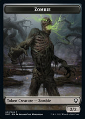 Bird (002) // Zombie Double-Sided Token [Dominaria United Tokens] | Yard's Games Ltd