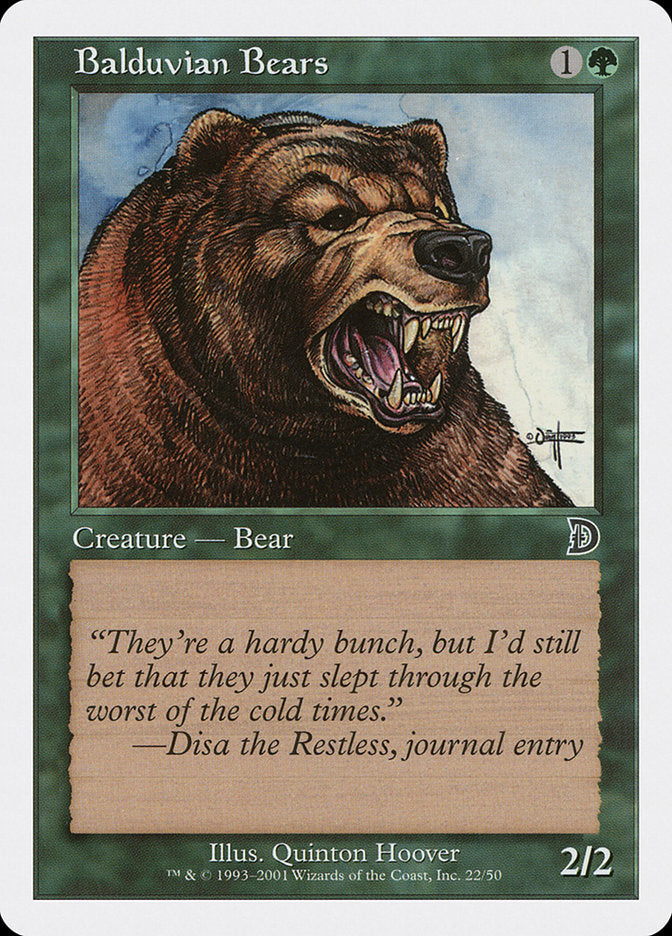 Balduvian Bears [Deckmasters] | Yard's Games Ltd
