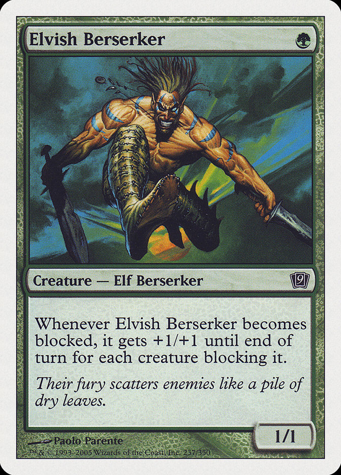 Elvish Berserker [Ninth Edition] | Yard's Games Ltd